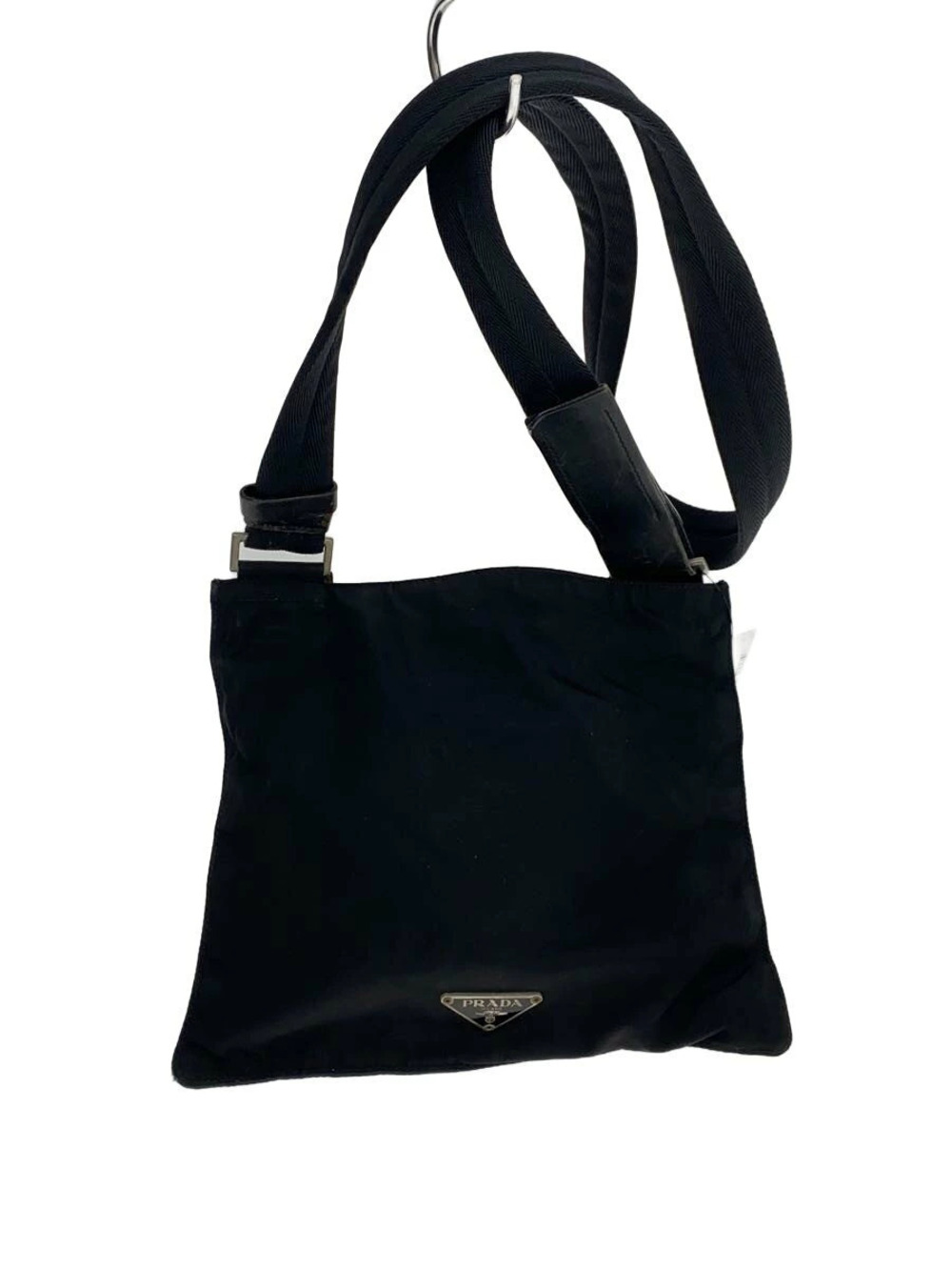 Prada Shoulder Bag Denim Black